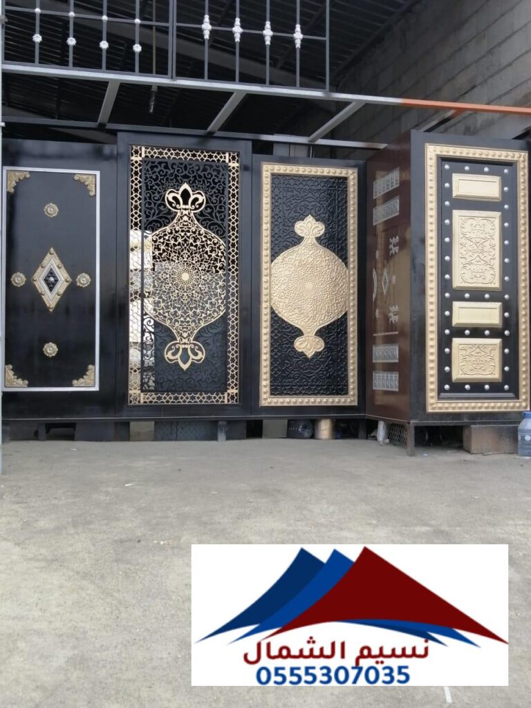 تركيب احدث ابواب حديد قص ليزر الرياض0555307035